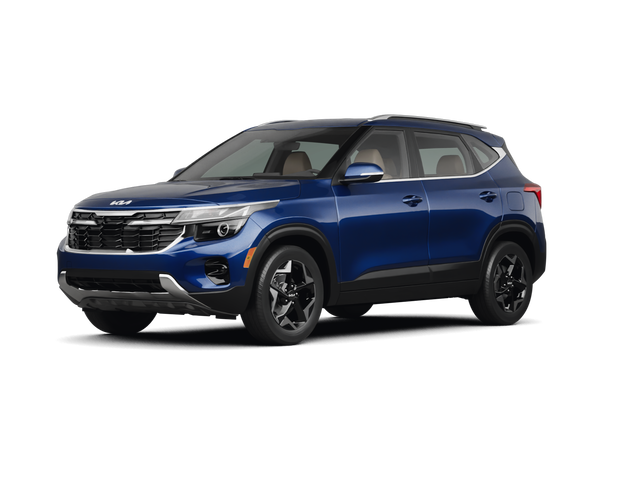 2025 Kia Seltos EX, front three-quarter view, paint 1 of 8