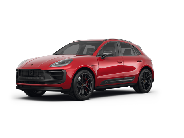 2023 Porsche Macan GTS, front three-quarter view, paint 1 of 8