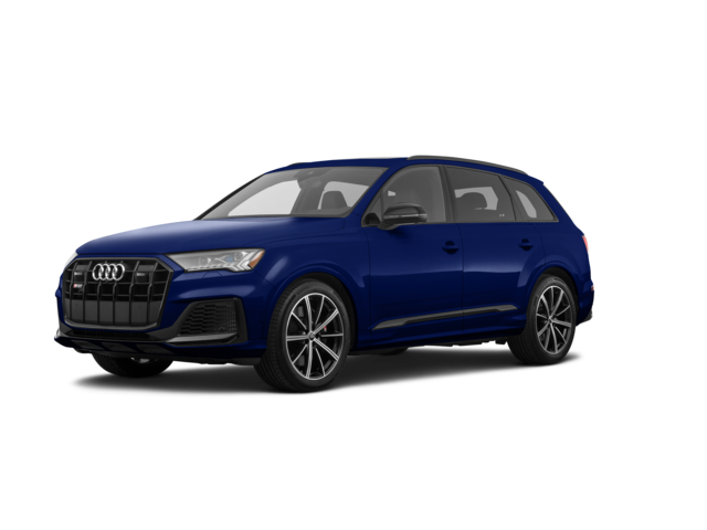 2021 Audi SQ7 Prestige, front three-quarter view, paint 1 of 8