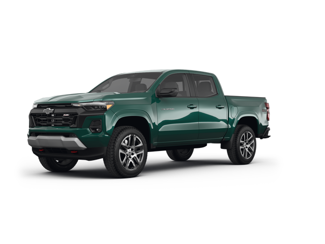 2024 Chevrolet Colorado LT, front three-quarter view, paint 1 of 8