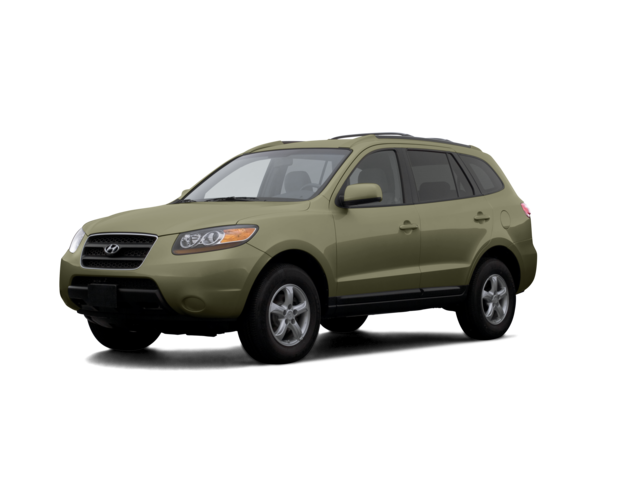 2007 Hyundai Santa Fe GLS, front three-quarter view, paint 1 of 8