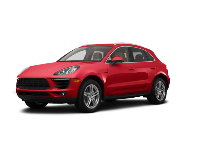 2018 Porsche Macan S, front three-quarter view, paint 1 of 8