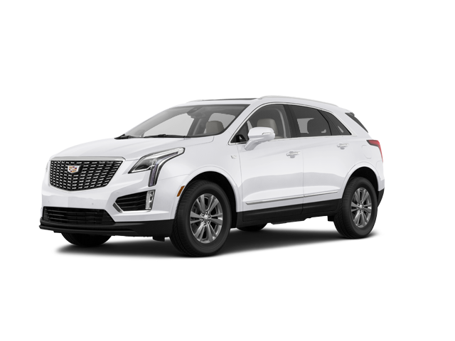 2025 Cadillac XT5 Luxury, front three-quarter view, paint 1 of 7