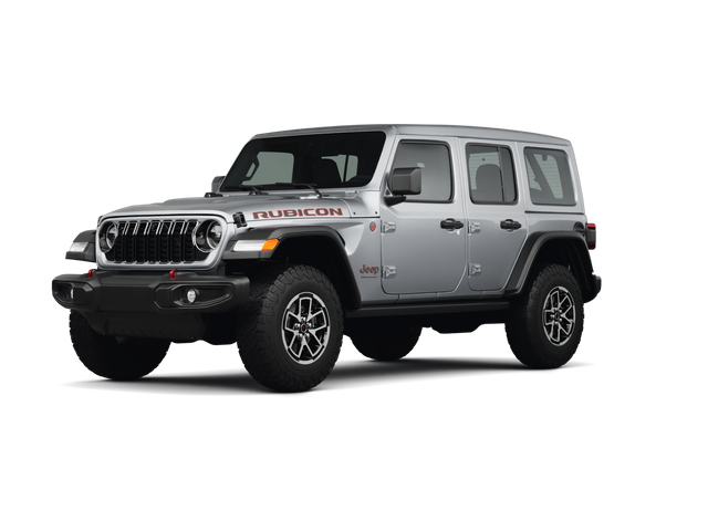 2024 Jeep Wrangler Rubicon, front three-quarter view, paint 1 of 8