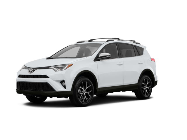 2016 Toyota RAV4 SE, front three-quarter view, paint 1 of 8