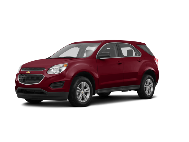 2017 Chevrolet Equinox LS, front three-quarter view, paint 1 of 8
