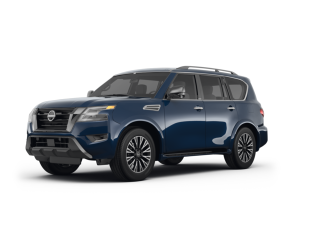 2023 Nissan Armada SL, front three-quarter view, paint 1 of 6