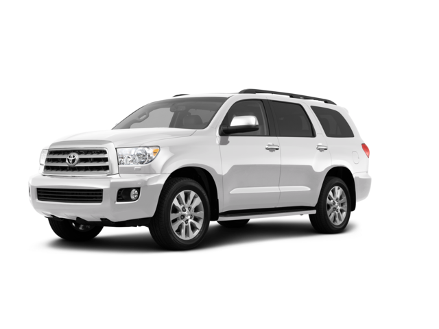2013 Toyota Sequoia SR5, front three-quarter view, paint 1 of 8