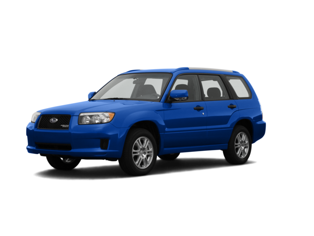 2008 Subaru Forester Sports 2.5 X, front three-quarter view, paint 1 of 5