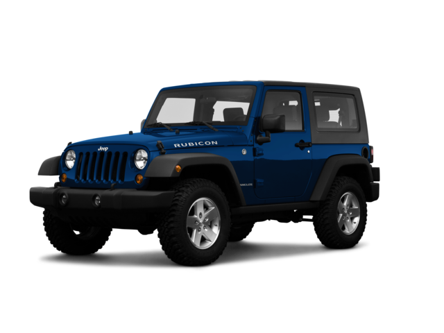 2009 Jeep Wrangler Rubicon, front three-quarter view, paint 1 of 8