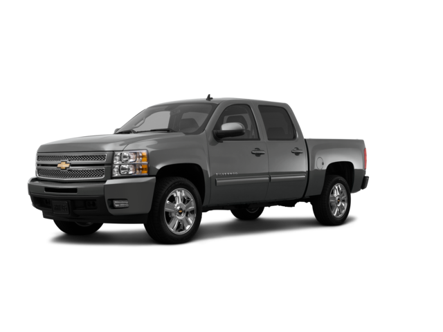 2012 Chevrolet Silverado 1500 LTZ, front three-quarter view, paint 1 of 8