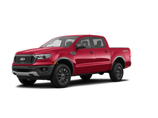 2020 Ford Ranger XLT, front three-quarter view, paint 1 of 8