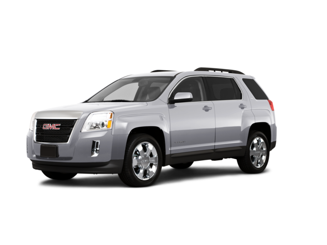 2010 GMC Terrain SLE-2, front three-quarter view, paint 1 of 8