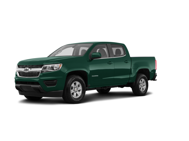 2018 Chevrolet Colorado Z71, front three-quarter view, paint 1 of 8