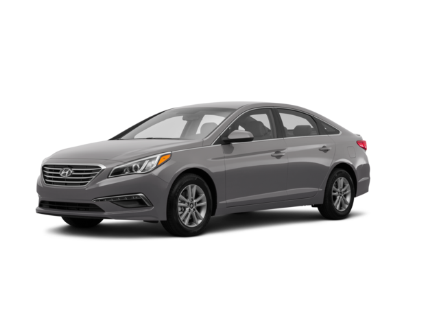 2015 Hyundai Sonata SE, front three-quarter view, paint 1 of 8