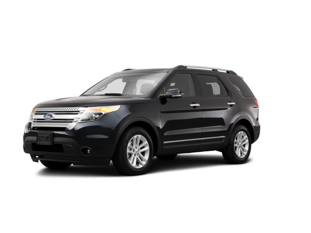 2015 Ford Explorer XLT, front three-quarter view, paint 1 of 8