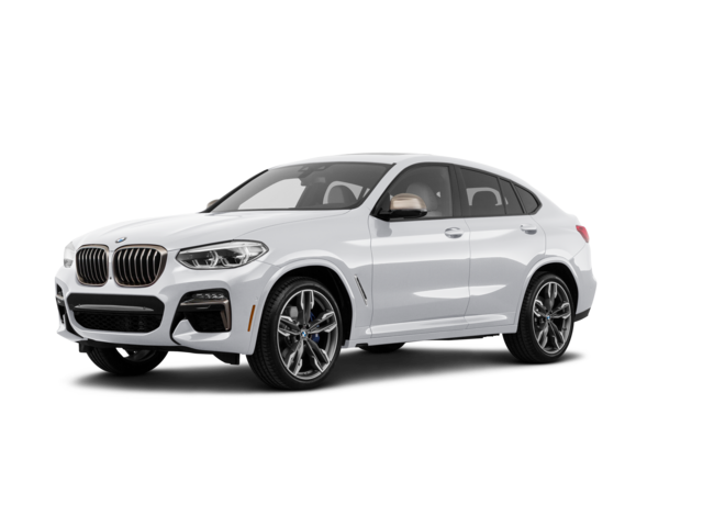 2021 BMW X4 M40i, front three-quarter view, paint 1 of 8