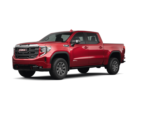 2026 GMC Sierra 1500 AT4, front three-quarter view, paint 1 of 6