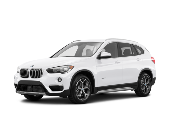 2017 BMW X1 xDrive28i, front three-quarter view, paint 1 of 8