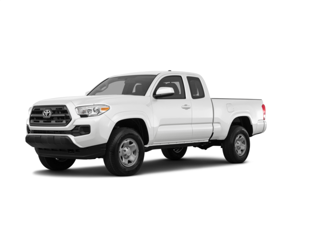 2019 Toyota Tacoma SR, front three-quarter view, paint 1 of 5