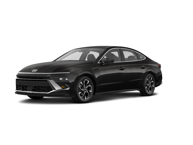 2024 Hyundai Sonata SEL Hybrid, front three-quarter view, paint 1 of 7