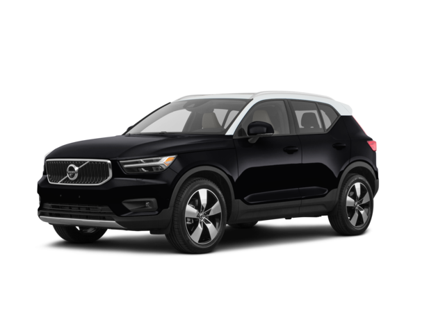 2019 Volvo XC40 T4 Momentum, front three-quarter view, paint 1 of 8