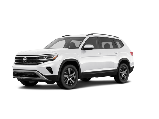 2023 Volkswagen Atlas SE, front three-quarter view, paint 1 of 5