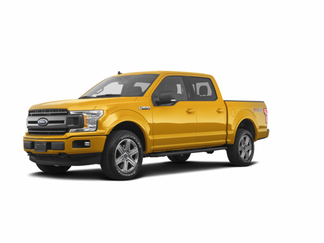 2019 Ford F-150 XLT, front three-quarter view, paint 1 of 8