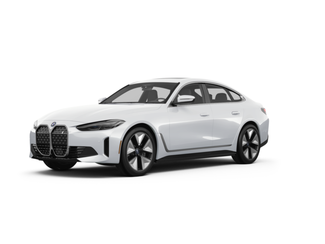 2023 BMW i4 eDrive40, front three-quarter view, paint 1 of 8
