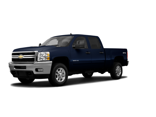 2011 Chevrolet Silverado 2500 HD LT, front three-quarter view, paint 1 of 8