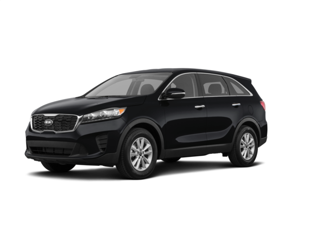 2019 Kia Sorento L, front three-quarter view, paint 1 of 3