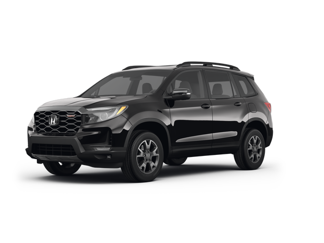 2022 Honda Passport TrailSport, front three-quarter view, paint 1 of 8