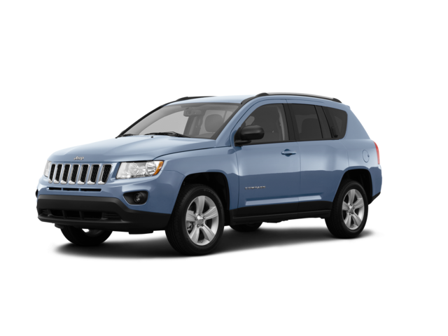2013 Jeep Compass Latitude, front three-quarter view, paint 1 of 8