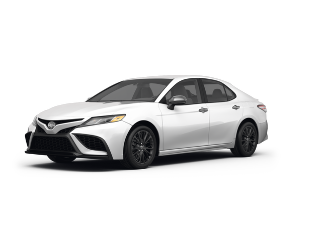 2022 Toyota Camry SE Nightshade Edition, front three-quarter view, paint 1 of 8