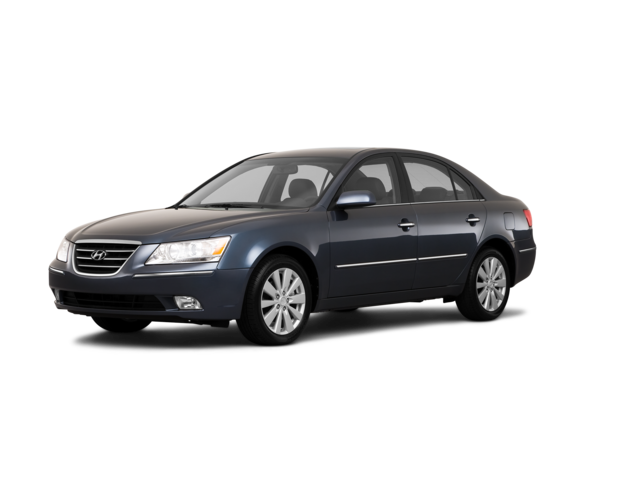 2010 Hyundai Sonata Limited V6, front three-quarter view, paint 1 of 8