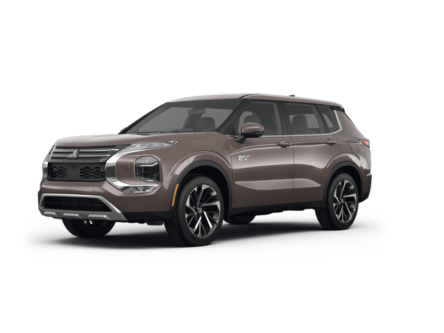 2024 Mitsubishi Outlander PHEV ES, front three-quarter view, paint 1 of 8