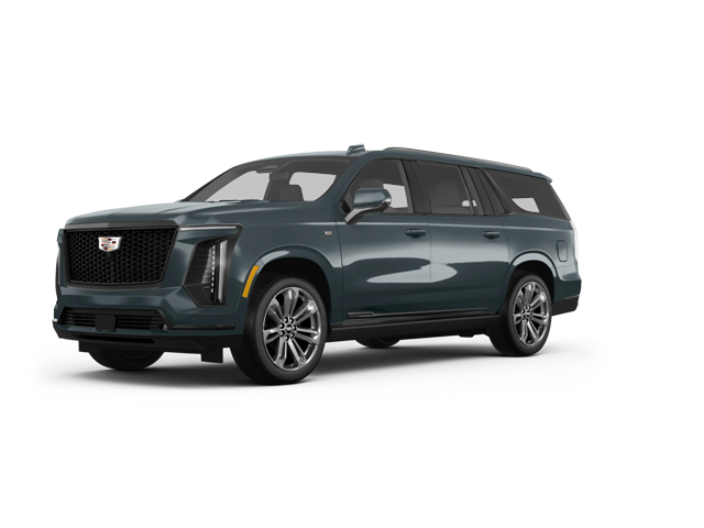 2025 Cadillac Escalade Luxury, front three-quarter view, paint 1 of 8