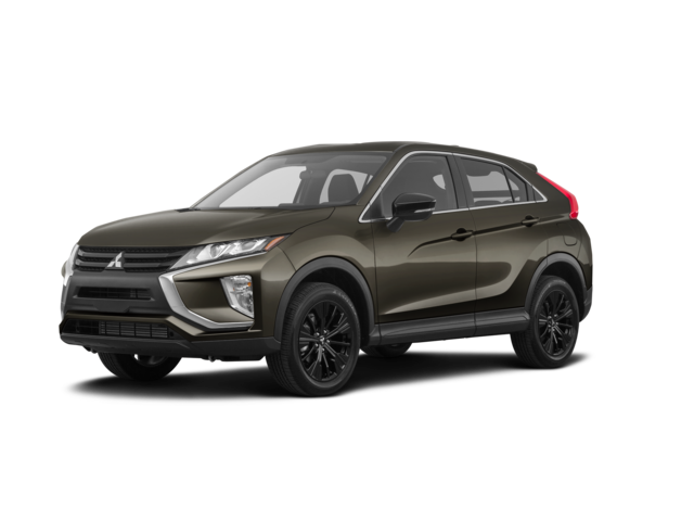 2020 Mitsubishi Eclipse Cross ES, front three-quarter view, paint 1 of 7