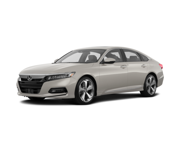 2018 Honda Accord Touring, front three-quarter view, paint 1 of 8