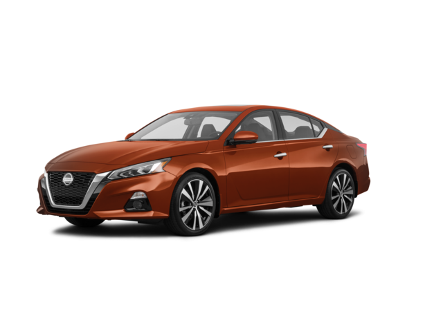 2020 Nissan Altima 2.5 SV, front three-quarter view, paint 1 of 8