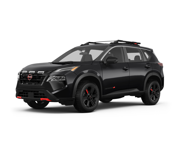 2026 Nissan Rogue Rock Creek, front three-quarter view, paint 1 of 8