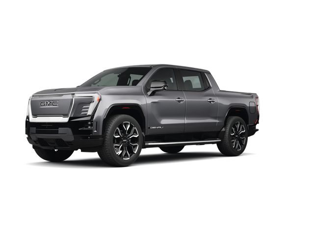 2024 GMC Sierra EV Denali Edition 1, front three-quarter view