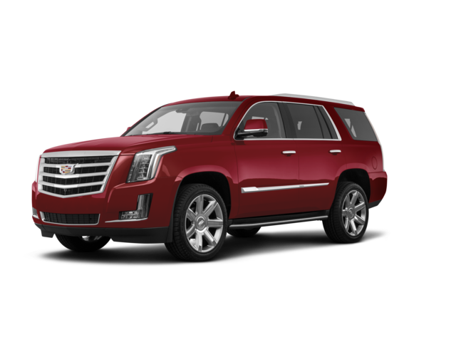 2018 Cadillac Escalade Luxury, front three-quarter view, paint 1 of 8