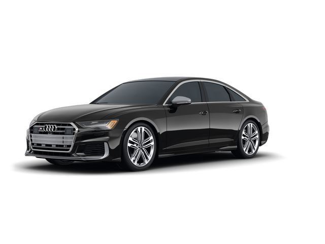 2021 Audi S6 Prestige, front three-quarter view, paint 1 of 8