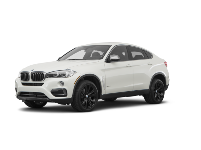 2017 BMW X6 sDrive35i, front three-quarter view, paint 1 of 8