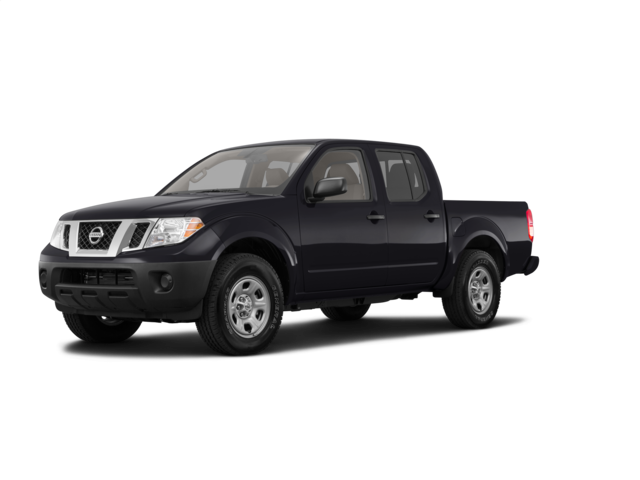 2021 Nissan Frontier S, front three-quarter view, paint 1 of 4