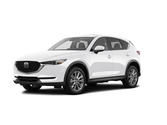2021 Mazda CX-5 Grand Touring, front three-quarter view, paint 1 of 8