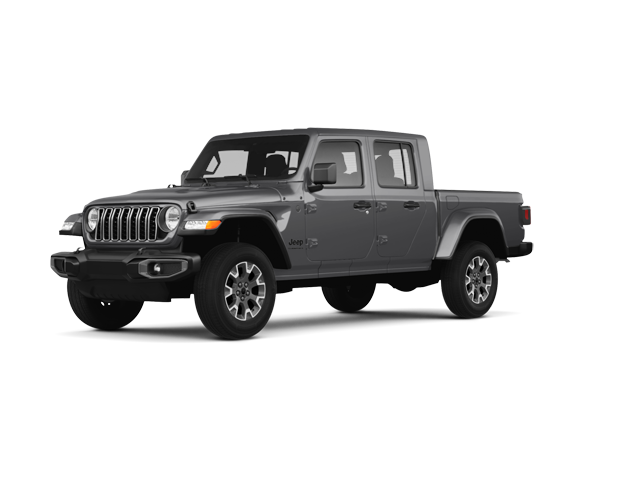2026 Jeep Gladiator Sahara, front three-quarter view, paint 1 of 8