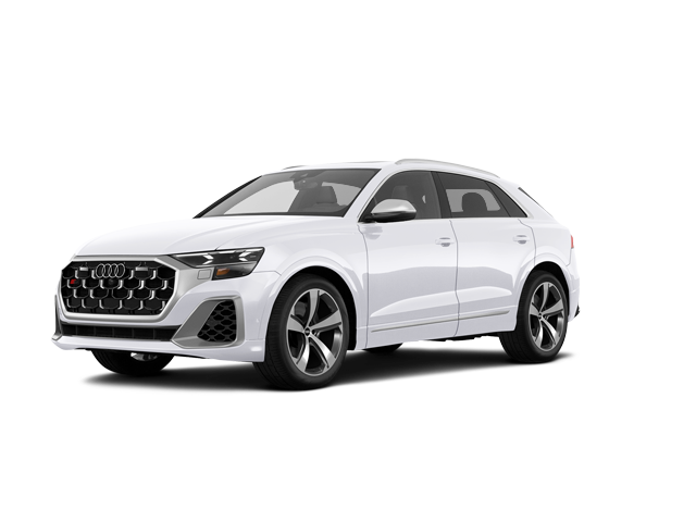 2026 Audi SQ8 Premium Plus, front three-quarter view, paint 1 of 8