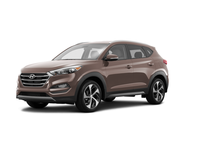 2016 Hyundai Tucson Sport, front three-quarter view, paint 1 of 8